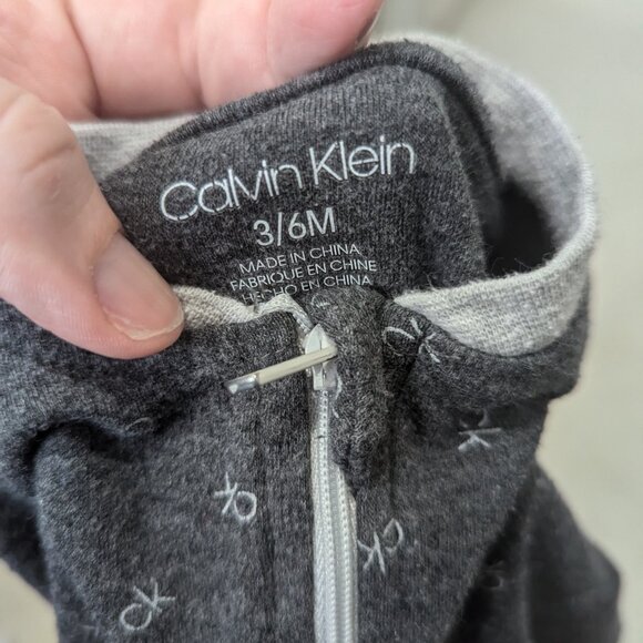 Calvin Klein footed onesie (3/6months) - Picture 3 of 3